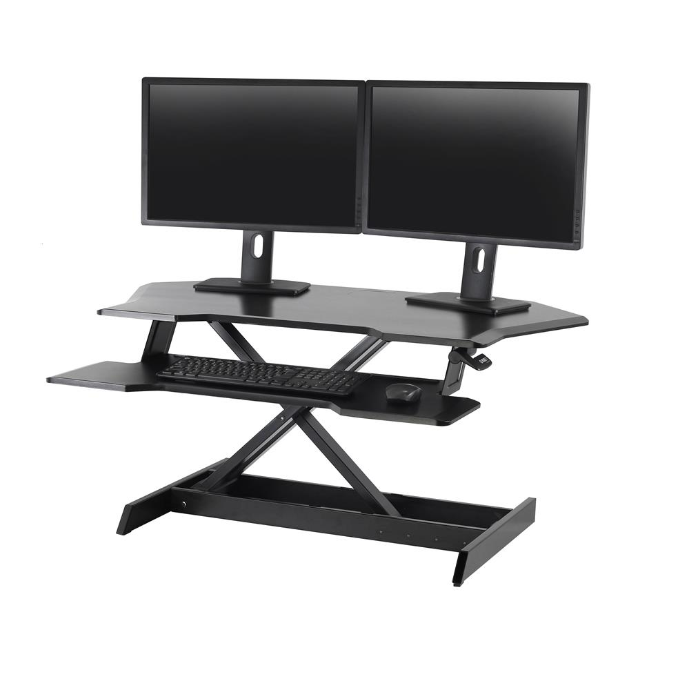 WorkFit Corner Standing Desk Converter (DS9)
